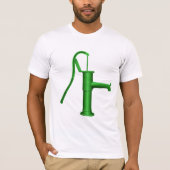 Groene waterpomp Mannen T-shirt (Voorkant)