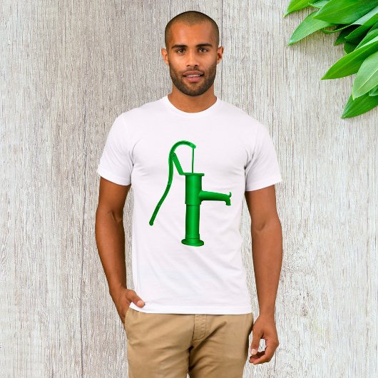 Groene waterpomp Mannen T-shirt