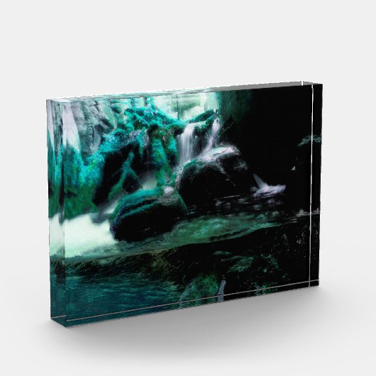 Groene waterval fotoblokken (Links)