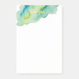 Groene Waterverf Accent Post-it® Notes