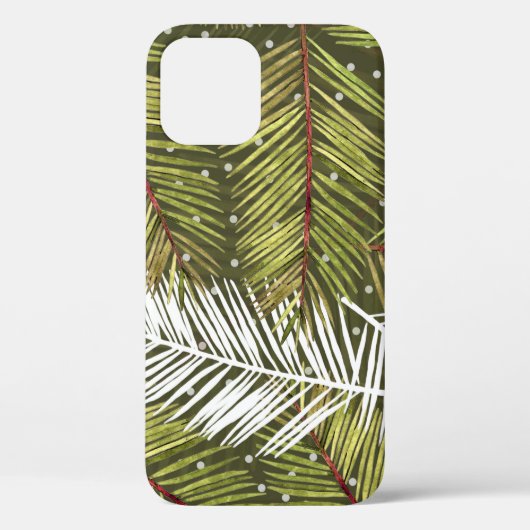Groene Waterverf bladeren: naadloze illustratie Case-Mate iPhone Case (Achterkant)