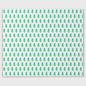 Groene Waterverf Bossen Cadeaupapier (Vlak)