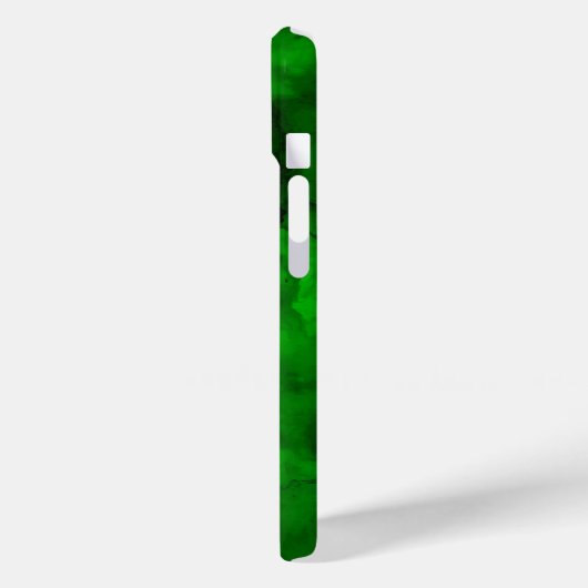Groene Waterverf Case-Mate iPhone Case (Achterkant / Links)
