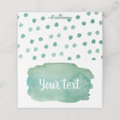 Groene Waterverf Dinosaur Baby shower (Buitenkant ongevouwen)