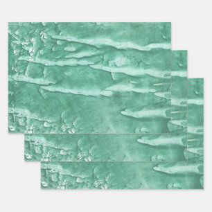 Groene waterverf inpakpapier vel