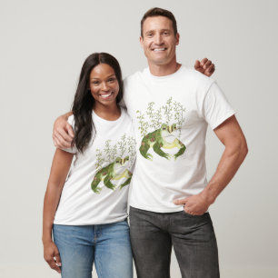 Groene Waterverf Kikker T-shirt