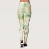 Groene waterverf leggings (Achterkant)