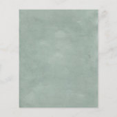 Groene Waterverf met budget en bruiloft in berggeb (Achterkant)