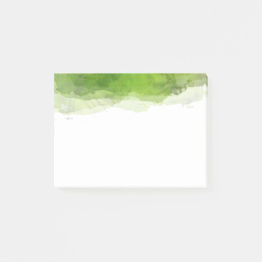 Groene Waterverf Post-it® Notes (Voorkant)