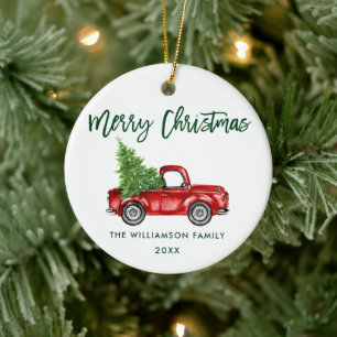 Groene Waterverf  rood voetstuk penseel Keramisch Ornament