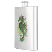 Groene Waterverf Seahorse Flacon (Links)