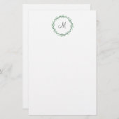 Groene Waterverf verliest adem Briefpapier (Voorkant / Achterkant)