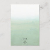 Groene Waterverf Wassen Eucalyptus Receptie Informatiekaartje (Achterkant)