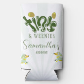 Groene Weenies & Tinis Grappige Martini Verjaardag (Achterkant)