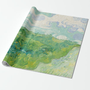 Groene weidegebieden cadeaupapier