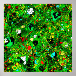 Groene Wereld Abstract 409 Poster