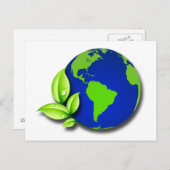 GROENE WERELD BRIEFKAART (Voorkant / Achterkant)