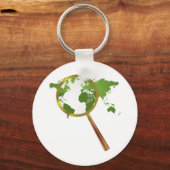 Groene wereld sleutelhanger (Voorkant)