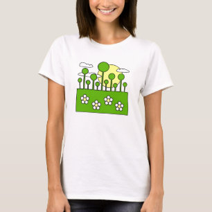 Groene wereld t-shirt