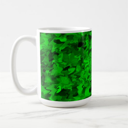 Groene werveling 15oz Mok (Links)