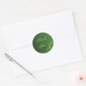 Groene wervelkolom: Dank u voor de envelop Ronde Sticker (Envelop)