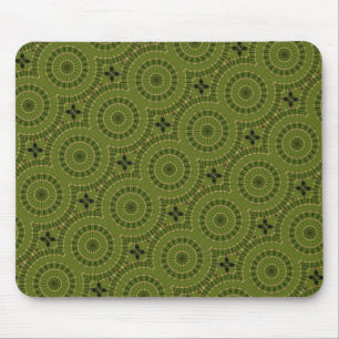 Groene Wiel Mandala / Grünes Rad Mandala Muismat