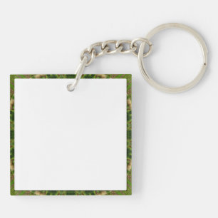 Groene Wiel Mandala / Grünes Rad Mandala Sleutelhanger