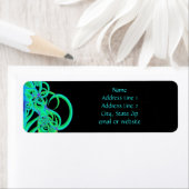 Groene wijnstokken etiket (Insitu)