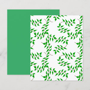 Groene wijnstokken op witboek