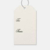 Groene Wildbloem Honing Bijen Apiary Gift Label Cadeaulabel (Achterkant)