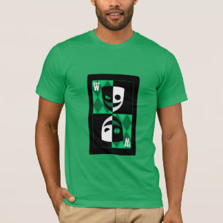 Groene Wildcard Poker Diamonds Geïnspireerde Custo T-shirt