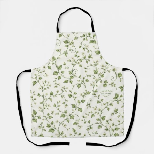 Groene Wingedschort Schort (Voorkant)