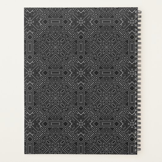 groene wingparatuur gepersonaliseerd deco planner (Achterkant)