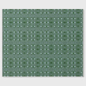 Groene witte-computercircuitaansluitingen cadeaupapier (Vlak)