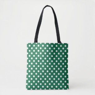 groene , witte en groene haarpunten draagtas