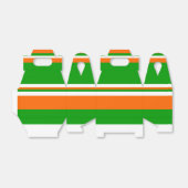 Groene, witte en Oranje strepen Bedankdoosjes (Uitgevouwen)
