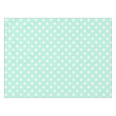 groene witte polka stip picnic tablecloth tafelkleed (Voorkant (Horizontaal))