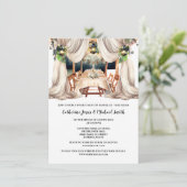 Groene witte wijngaard wijnwijn boerderij eetlanta kaart (Staand voorkant)