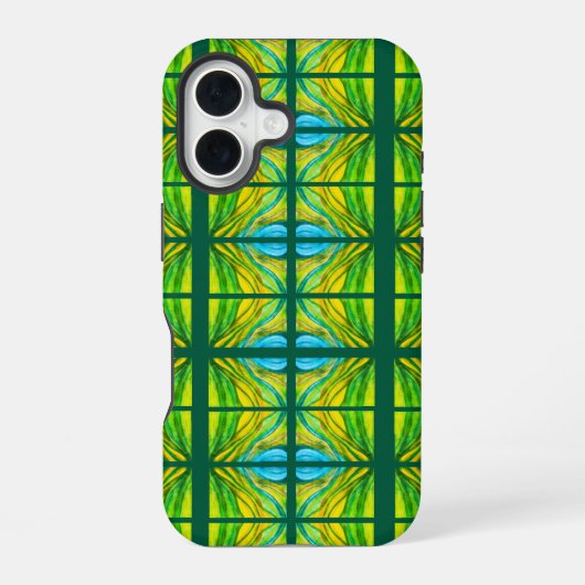 Groene woestijn inspiratie iPhone 16 hoesje (Achterkant)