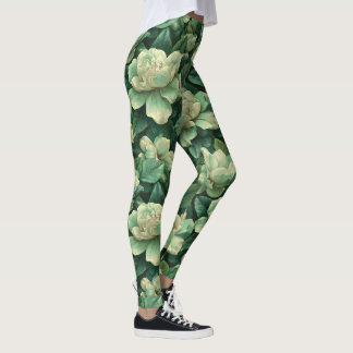 Groene Workout Gardenias Esthetische Verjaardagsca Leggings