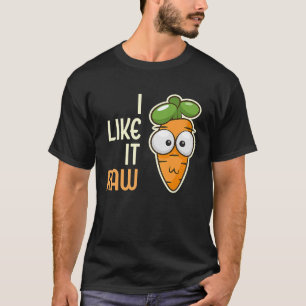 Groene wortel die ik leuk vind Raw Vegan Lifestyle T-shirt