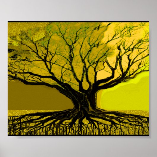 Groene wortels poster (Voorkant)