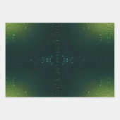 Groene wrap met Sprinkles Inpakpapier Vel (Voorkant 3)