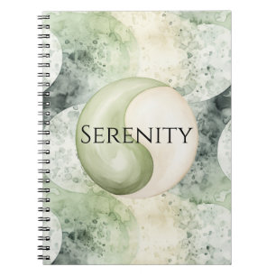 Groene Yin Yang Sereniteit Notitieboek