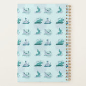 Groene Yoga Katten Planner (Achterkant)