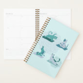 Groene Yoga Katten Planner (Display)