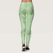 Groene zachte kleurrijke Leggings (Achterkant)