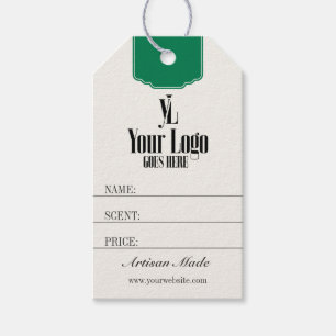 Groene Zakelijke Logo Ambachtelijk Prijskaartje Cadeaulabel