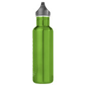 Groene Zakelijke Waterfles met Bedrijf Logo 24oz (Rechts)