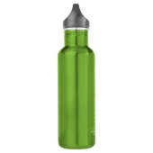 Groene Zakelijke Waterfles met Bedrijf Logo 24oz (Links)